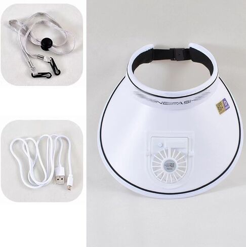 قبعات Sun Visor مع قبعة من أشعة الشمس في الهواء الطلق مع مروحة-ثلاثة أعمدة من أعمدة النساء/الرجال/الأطفال ، أبيض قابل للتعديل أبيض قابل للتعديل in Saudi Arabia