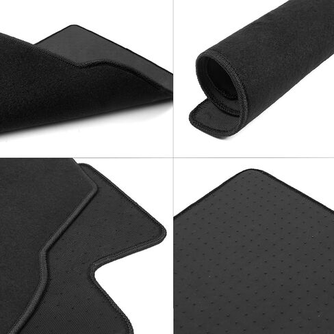 الحصير الأرضية متوافقة مع 2007-2012 Jeep Wrangler ، Factory Car Car Floor Mats 2PC Nylon by Ikon Motorsports ، 2008 2009 2010 2011 in Kuwait