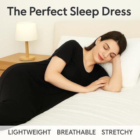 LovinPet Dresses For Women, Casual Plus Size Sleep Dresses for Women, Short Sleeve Nightgown,Soft Loungewear for Home,3XL-6XL in Saudi Arabia
