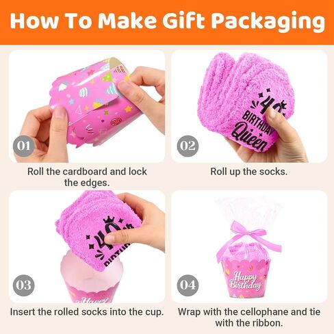 HAPPYPOP 40th Years Old Birthday Gifts for Women - Socks for 40 Year Olds, Best Gifts for 40 Year Old Middle Aged Woman, Gift Ideas for 40 Year Olds in Saudi Arabia