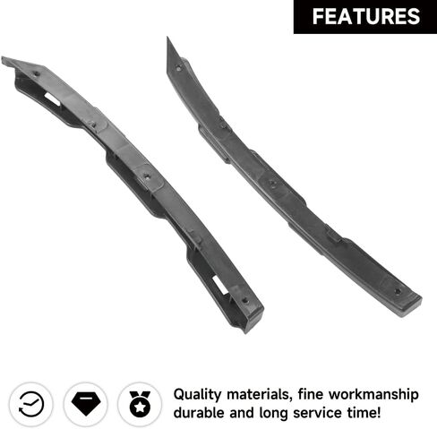 1 Pair Left and Right Side Front Bumper Bracket Bumper Mount Support Bracket - Compatible for Hyundai Elantra 1.8L L4 - Gas 2011 - 2013 [GLS, Limited] - Replace Part 865533X000, 865543X000 in Saudi Arabia