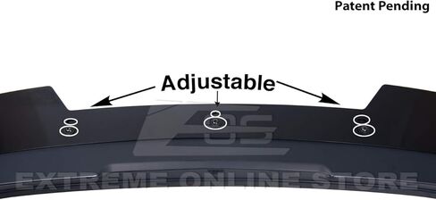 Replacement for 2016-Present Chevrolet Camaro All Models | 1LE Extended V2 Style ABS Plastic Matte Black Add On Rear Trunk Lid Wing with Aluminum Painted Glossy Black WickerBill Spoiler in Saudi Arabia