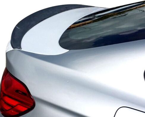 Ikon Motorsports ، SPOILER الجذع مسبقًا متوافقًا مع 2015-2020 BMW 4 Series F36 ، P style ABS Painted #668 Jet Black الخلفية الخلفية. in Kuwait