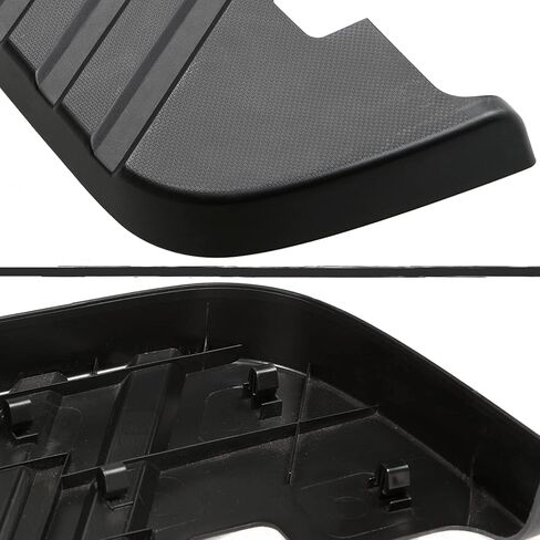 AKKON - Fits 2008-2016 Ford F250/F350/F450 Super Duty Pickup Black Plastic Rear Bumper Top Step Pad w/o Parking Sensor Holes in Saudi Arabia