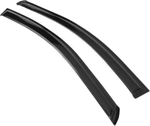 Out Side Mount Tape on Window Visors Compatible with 2006-2011 Honda Civic 2 Door Coupe, Smoke Tinted Acrylic Wind Deflectors Rain Guard 2PC by IKON MOTORSPORTS, 2007 2008 2009 2010 in Saudi Arabia
