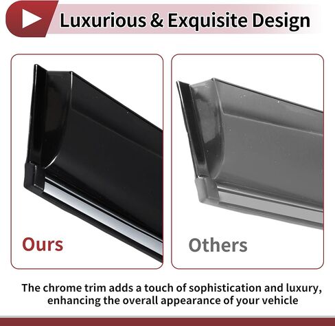 Window Deflectors for Hyundai Elantra Sedan 2007-2010 Side Window Vent Visors Black Reinforced Acrylic 4 Pcs in Saudi Arabia