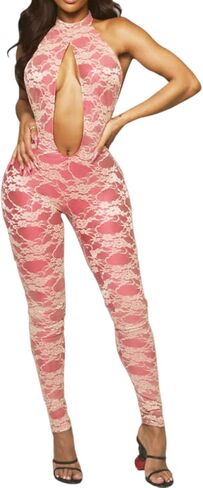 Women Knit Sexy Bodycon Romper Leopard Print Halter Jumpsuit Casual Bodysuits Fashion One Piece Outfits in Saudi Arabia