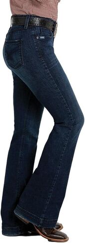 Cinch Women's Slim Fit 5-Pocket Lynden Jean - Moonlight Wash Denim 9 R in Saudi Arabia