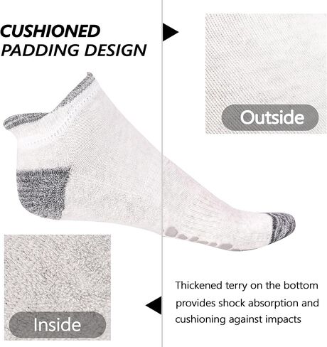 Grpskcos Pilates Yoga Grip Socks 4 أزواج من النساء غير المنزلقات لجوارب مستشفى Barre Home Size 5-10 in Kuwait