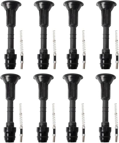 مجموعة التمهيد لفائف TRQ Ignition متوافقة مع 2004-2006 Infiniti QX56 2005-2006 Nissan Armada 2004 Pathfinder Armada 2004-2007 Titan in Saudi Arabia