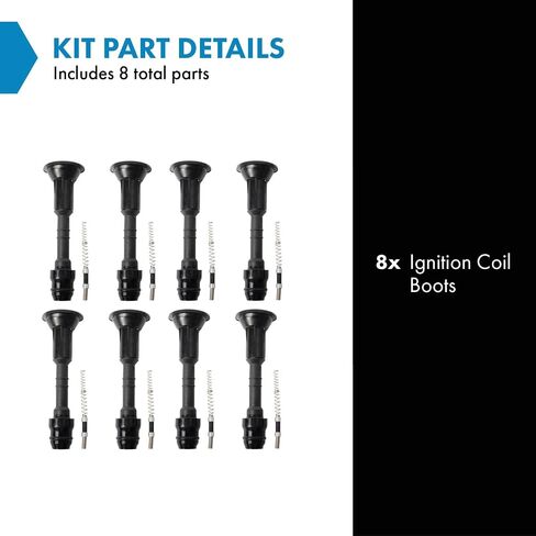 مجموعة التمهيد لفائف TRQ Ignition متوافقة مع 2004-2006 Infiniti QX56 2005-2006 Nissan Armada 2004 Pathfinder Armada 2004-2007 Titan in Saudi Arabia