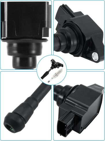 Set of 4 UF659 Ignition Coil Pack & Iridium Spark Plug (1.6L Only) For Nissan Juke 2011-2017,Replace # GN10614 1788535 C1807 XP5683 22448-1KC0A in Saudi Arabia