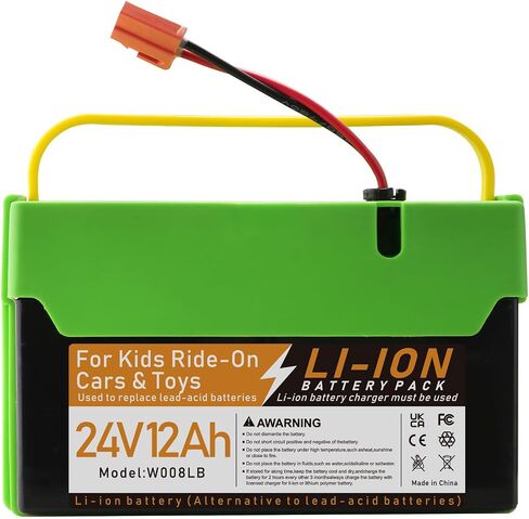 24V 7AH بطارية حمض قابلة لإعادة شحنها ، بديلة بديلة متوافقة مع أفضل ركوب على السيارات Thunder UTV Kids Ride-On in Saudi Arabia
