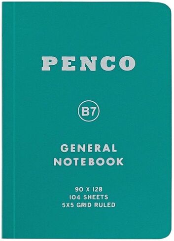 High Tide CN158 Penko Notebook, B7, Grid, Green in Saudi Arabia