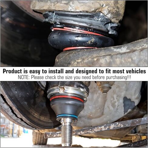 6 PCS Ball Joint Boot Replacement, Rubber Tie Rod Boot Tie Rod End Boots, Car Accessories Rubber Turn to Rods Arm Ball Head Dust Protection Rubber-Cover Fit for Most Vehicles in Kuwait