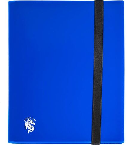 نادي الخيال | 9-Pocket Trading Card Binder-ارفع مجموعتك مع ألبوم أبيض خفيف الوزن (PP) يضم إغلاق حزام مرن | يحمل 360 بطاقات الحجم القياسية (66 × 91 مم | حمض و PVC مجاني in Kuwait