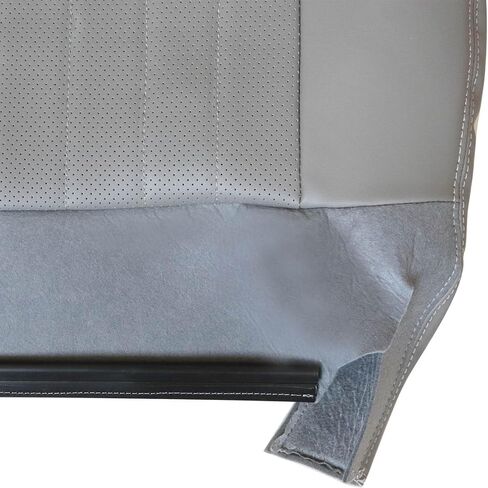Front Driver or Passenger Side Bottom Replacement Perforated Leather Seat Cover Gray #KB1 Compatible with Chevy Impala SS 1994 1995 1996 in Saudi Arabia