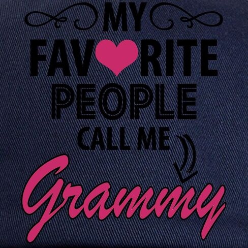 CafePress My Favorite People Call Me Grammy Adjustable Baseball Cap in Saudi Arabia