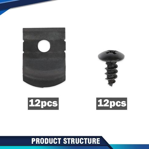 PIT66 Coolant Radiator Fastening Element Clip 2 PCS Fit BMW 3' G20 G21 G30 7' G11 G12 Compatible Auto Fastener Clip Accessories 17118482944, 17118619382 in Saudi Arabia