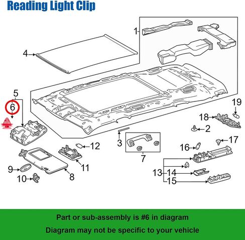 OAUTOO 25pcs Reading Light Clip Upper Quarter Trim Retainer Overhead Console Retainer for Toyota & Lexus 90467-09240 in Saudi Arabia