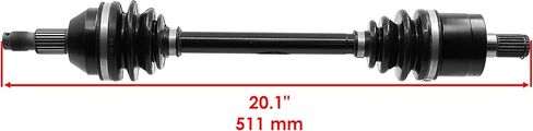 Caltric الأمامي الخلفي اليسار يمين محاور مفصل السيرة الذاتية متوافقة مع Can-Am Renegade 800 4x4 X EFI 2008 / Renegade 800R 4x4 EFI 2009-2011 in Saudi Arabia