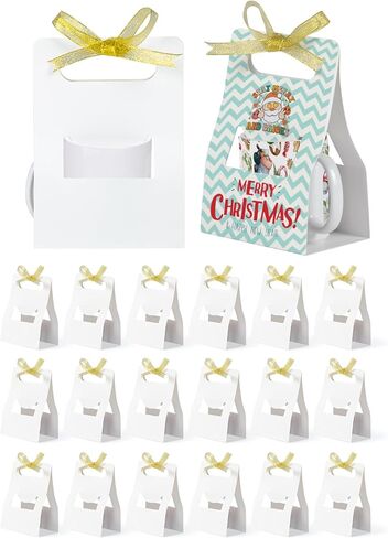 PYD Life 20 Pack 11 OZ Sublimation Mugs Blanks Gift Boxes Bulk Matte White 5.5" x 3.3" x 7.7" with Golden Ribbon for Heat Press Transfer in Kuwait