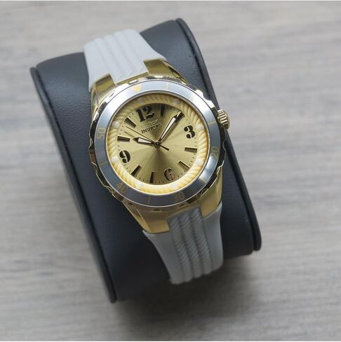 Invicta Angel Lady 38mm Stainless Steel Gold Gold dial PC21 Quartz in Saudi Arabia