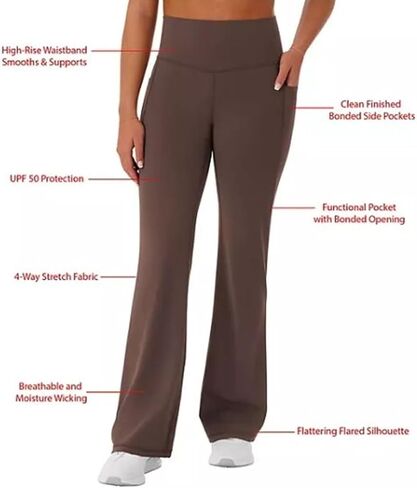 Member's Mark Women's 4 Way Stretch Flare Yoga Pant in Saudi Arabia