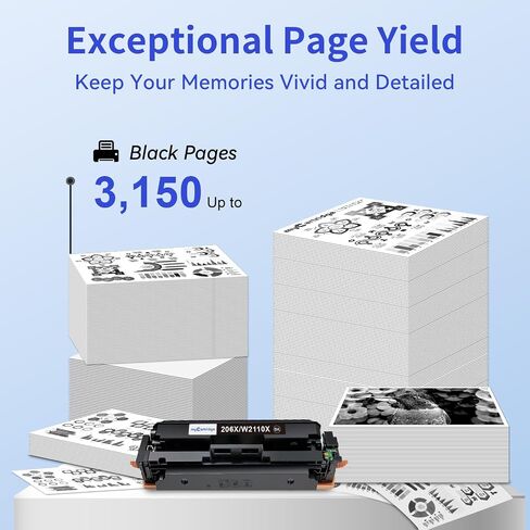 218X Toner Cartridges 4 Pack High Yield (No Chip) Compatible Replacement for HP 218X 218A for Color Laserjet Pro 3201dw MFP 3301fdw 3301cdw 3301sdw Printer Ink W2180X W2180A (BCMY, 4-Pack) in Kuwait