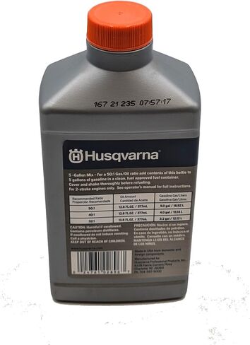 Husqvarna 593152703 Case of 24 Oil Guard Semi-Synthetic Blend 2-Cycle Oil 12.8oz Bottles in Saudi Arabia