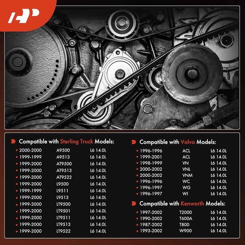 A -Premium Engine حزام Serpentine Drive متوافق مع Subaru & BMW & Ford & Dodge & Mitsubishi & Cars - Legacy ، Outback ، 750il ، 850ci ، 850csi ، 850i ، M5 ، M6 ، L9000 ، La9000 ، Stealth ، 3000GT & More in Saudi Arabia