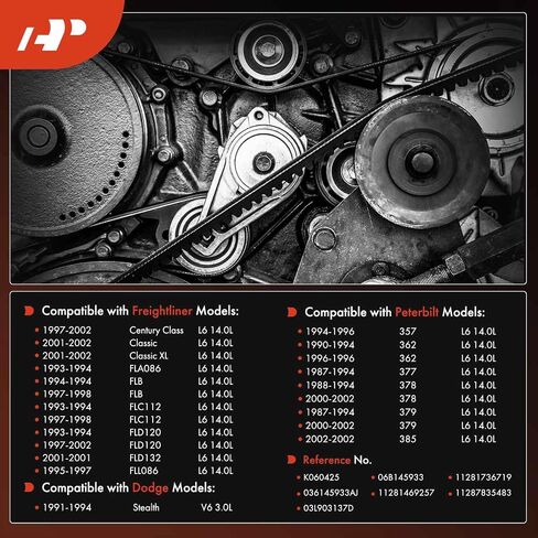 A -Premium Engine حزام Serpentine Drive متوافق مع Subaru & BMW & Ford & Dodge & Mitsubishi & Cars - Legacy ، Outback ، 750il ، 850ci ، 850csi ، 850i ، M5 ، M6 ، L9000 ، La9000 ، Stealth ، 3000GT & More in Saudi Arabia