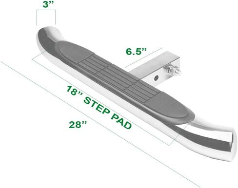 7422445151162 Universal متوافق مع 2 "× 2" استقبال القطر Chrome 3 بوصة TOR TROW MOUNT BAR in Saudi Arabia