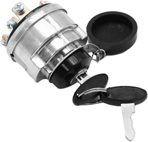 Ignition Switch 72098283 72102514 with 2 Keys Replacement for Allis Chalmers Deutz 5015 5020 5030 5215 5220 5230 6140 Replacement for Ford New Holland 5 Terminals 12 Volts in Saudi Arabia