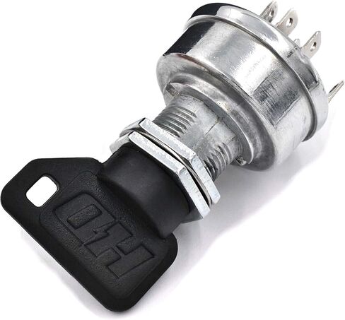 HD Switch Starter Ignition Key Switch Replaces John Deere Gator AUC14659, AUC12681 w/ 1 Umbrella Key & 2 Spares & Carabiner Keychain in Saudi Arabia
