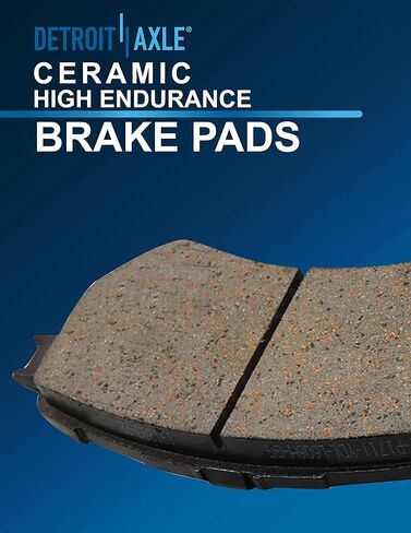 Detroit Axle - مجموعة الفرامل لعام 2002 2003 2004 Honda CR -V حفر ودوارات فرامل القرص المنقولة منصات الفرامل السيراميك البديلة الأمامية والخلفية in Saudi Arabia