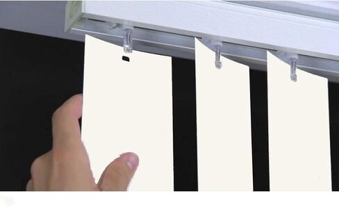 Vertical Blinds Replacement Slats Heavy Duty PVC Smooth Curved (Off White) You Pick Size and Quantity (20, 0, Inches, 0, Inches, 42.50, Inches, 42.50, Inches, 3.50, Inches) in Kuwait
