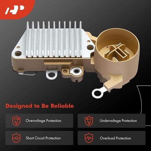 A-Premium Alternator Voltage Regulator Compatible with Honda Civic del Sol, Accord, Odyssey, CRX, Prelude & Acura TL, CL, Integra, Legend, Vigor & Isuzu Oasis, 1.5L 1.6L 2.2L 2.5L 3.2L in Saudi Arabia