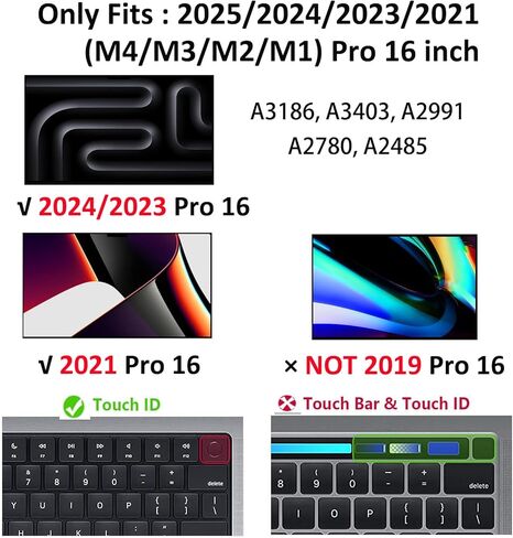 HXCASEAC Case Compatible with MacBook Pro 16 inch Case 2024 2023 2022 2021 with Foldable Stand, Anti-Scratching Protective Cover (M4 M3 M2 M1) A3186, A3403, A2991, A2780, A2485 Fabric, Navy in Kuwait