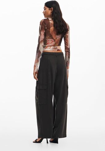 Desigual Women's Woman Woven Long Trousers in Kuwait