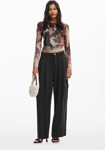 Desigual Women's Woman Woven Long Trousers in Kuwait