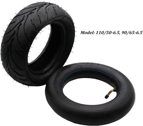90/65-6.5 110/50-6.5 بوصة دراجة نارية ترابية إطار أمامي وخلفي وأنبوب داخلي لـ 49cc Lucky 7 Cag MTA1 MTA2 GP-RSR X-Treme MotoTec Fit Heavy Duty Mini Dirt Bike Parts 2 Pack in Saudi Arabia