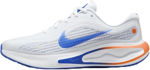 Nike Journey Run Run Women Road Shoes (HQ4218-100 ، White/Total Orange/Platinum Tint) Size 10 in Saudi Arabia