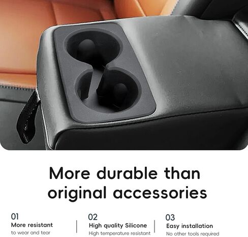 حامل كأس Auovo متوافق مع إكسسوارات Ford Maverick 2022 2023 2024 2025 CARUS SILICONE CUSTOMEN in Saudi Arabia