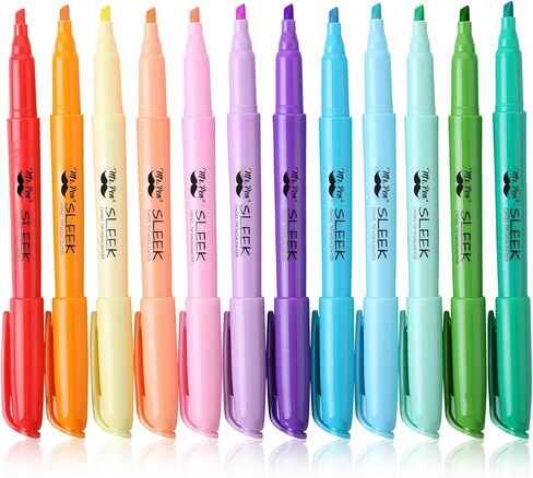 Mr. Pen- Pastel Highlighters, 36 Pack, Chisel Tip, Colorful, Cute Highlighters Assorted Colors, Quick Drying, Smear Resistant in Saudi Arabia
