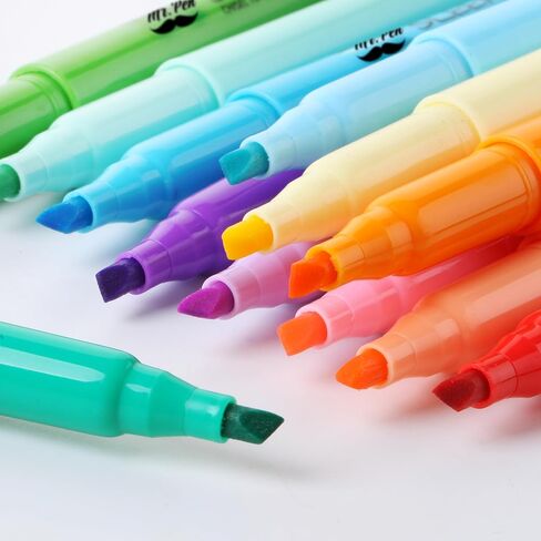 Mr. Pen- Pastel Highlighters, 36 Pack, Chisel Tip, Colorful, Cute Highlighters Assorted Colors, Quick Drying, Smear Resistant in Saudi Arabia