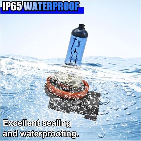 2PCS H8 مصابيح هالوجين سيارة ، 12V 35W أبيض مشرق عالي/انخفاض مصابيح الضباب الضوئي للسيارات ، وملحقات كبسولة الهالوجين في المقابس العالمية والتشغيل الأمامي لمعظم السيارات ، سيارات الدفع الرباعي (H8) in Saudi Arabia