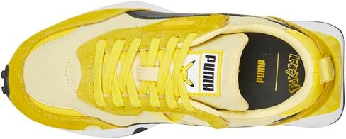 Puma Kids Boys Poke X Rider FV Lace Up Sneakers Shoes Nature - أصفر - حجم 6.5 م in Saudi Arabia
