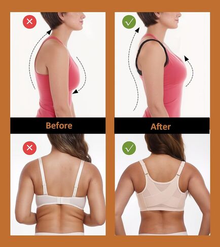 HACI Front Closure Posture Everyday Bra for Women Full Coverage Plus Size Bra Raceback in Saudi Arabia