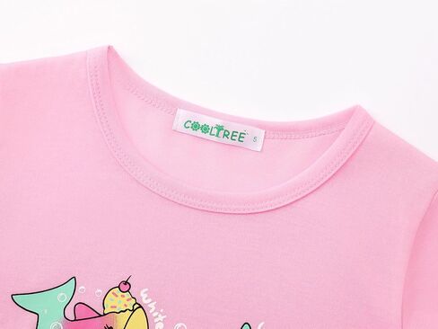 Toddler Girls' Short Sleeve Graphic T-Shirts - Green Blouse with Ice - Cream Print for Little Girls Size 2T-5T in Saudi Arabia